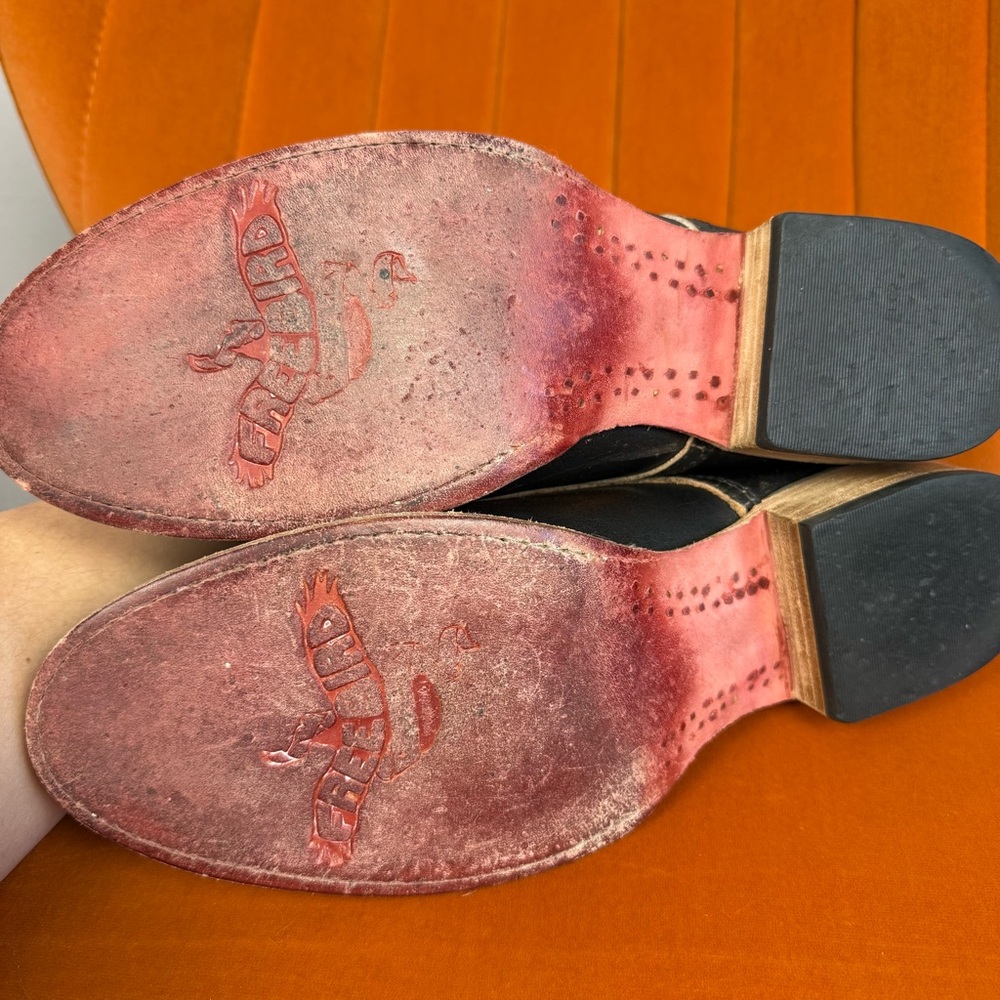 Freebird by Steven Black Leather Slip-On Mules - Picture 6 of 7